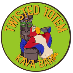 The logo for twisted totem kava bar located in Phoenix Arizona displayed. 