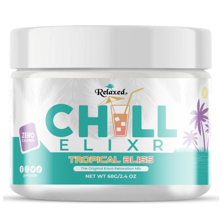 Chill Elixr - The Original Relaxation Mix with Kava, Adaptogens, L - Theanine & B Vitamins - Relaxedfx